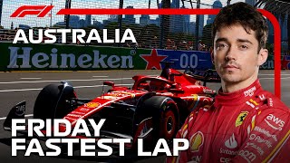 Charles Leclercs Fastest Lap  Friday  FP2 2024 Australian Grand Prix [upl. by Llehsim697]