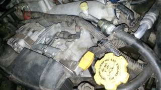 03 wrx ticking noise Timing belt [upl. by Raff]