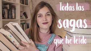 TODAS LAS SAGAS QUE HE LEÍDO 📚 Libros recomendados [upl. by Nylhtiak]