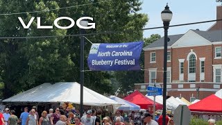 VLOG My hometowns annual Blueberry Festival 🫐 Burgaw North Carolina [upl. by Elspeth]