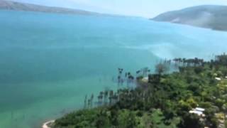 Lake Azuei Etang Saumatre by Helicopter [upl. by Nadabus]