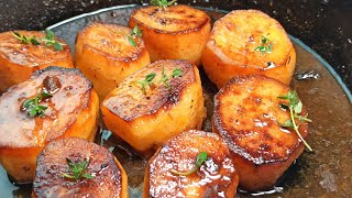 THE BEST fondant potatoes recipe STEP BY STEP [upl. by Nylde]