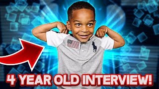 4 YEAR OLD INTERVIEW  DJs ClubHouse [upl. by Cohn]