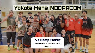 Yokota Alphas vs Camp Foster INDOPACOM Game 2 CHAMPIONSHIP Set 1 [upl. by Rasla911]