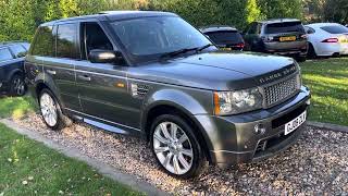 200808 Stornoway Grey Range Rover Sport TDV8 36 HST Freshly Service Outstanding Example History [upl. by Winifred528]