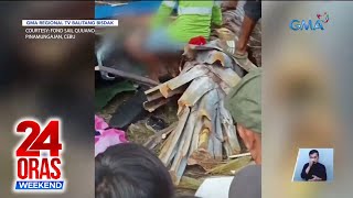 2 menor de edad patay matapos mabagsakan ng nabaling puno ng buli  24 Oras Weekend [upl. by Repmek936]