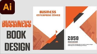 Best Business Book Design 2025  Latest Book Cover Design  Adobe Illustrator [upl. by Hplodur]