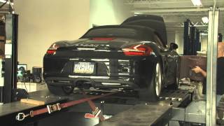 Porsche 981 Boxster S 20132016  Fabspeed Maxflo Muffler  Demo amp Dyno [upl. by Yelkcub]