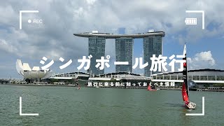 シンガポール旅行前に知っておくべき情報6選🇸🇬⚠️注意点準備気を付けること観光🌿 [upl. by Nnalorac374]