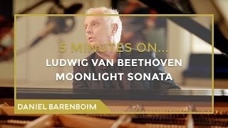 5 Minutes On Beethoven  The Moonlight Sonata C minor  Daniel Barenboim subtitulado [upl. by Xyno177]