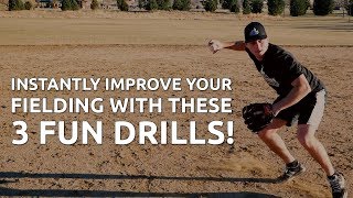 3 SIMPLE Baseball Fielding Drills For Youth Players [upl. by Lrae685]