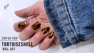 The Complete Tortoiseshell Nail Art Tutorial  Start to Finish [upl. by Seniag763]