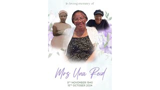 In Loving Memory of Mrs Una Reid [upl. by Euqcaj264]