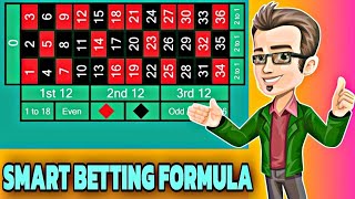 SMART BETTING FORMULA TO PLAY ROULETTE TO WIN  VIRAL CASINO MONEY [upl. by Elenore]