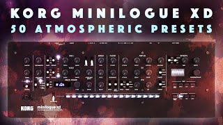 Korg Minilogue XD 50 Ambient Cinematic Pad presets Demo [upl. by Llevel763]