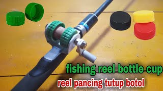 Cara membuat reel pancing dari tutup botol  fishing reel from bottle cap [upl. by Roid]