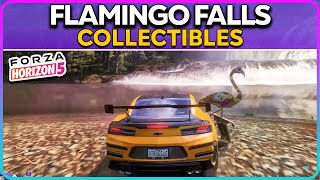 Collectibles Flamingo Falls Smash 10 Flamingo cutouts Forza Horizon 5 [upl. by Gallagher]