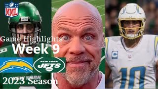 Los Angeles Chargers  New York Jets Week 9 2023  MML Highlights [upl. by Ecyoj]