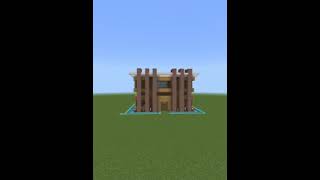 How to build big mansion in minecraft tutorial  Modern mansion tutorial shorts ytshorts [upl. by Any726]