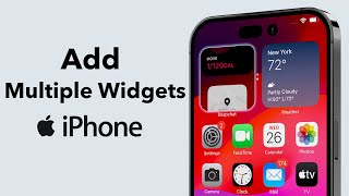 How To Add Multiple Different Widgets To iPhone [upl. by Winton]