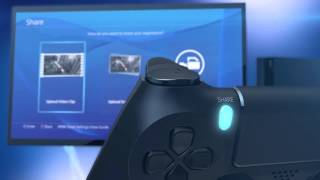 PS4  How to use the share button Tutorial [upl. by Kcirrem]