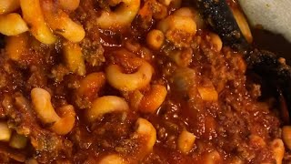 HOW TO COOK BEEFARONI😋😋😋 cookwithme [upl. by Carboni]