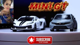 Mini Gt 164 Chevrolet Corvette Vs Honda Civic Type R 🤩🤩👀 [upl. by Anawahs354]