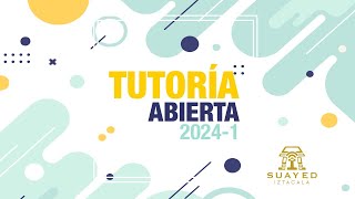 Tutoría abierta Autoevaluación espacio para la reflexión y mejora [upl. by Whitcomb]