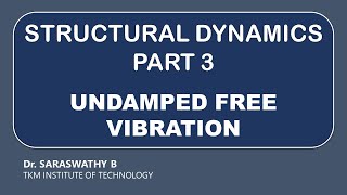 Undamped Free Vibration  Structural Dynamics [upl. by Lemrahs353]