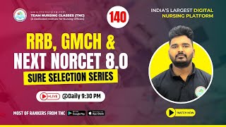 RRB  GMCH  Next NORCET 80 part04  By RN Sir AIIMS JODHPUR tncnursing [upl. by Leede]