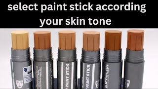 kryolan tv paint stick reviewtv paint stick selection bellethebeauty tv paint stick kryolan [upl. by Anallise685]