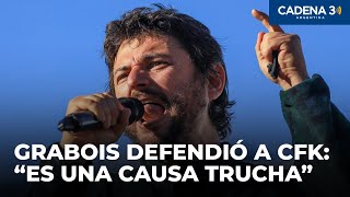 Grabois acusó a la Justicia de proscribir a Cristina Kirchner quotEstá todo armadoquot  Cadena 3 [upl. by Sheeree]