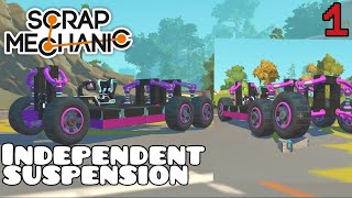 The Best Suspension in Scrap Mechanic [upl. by Gnel117]