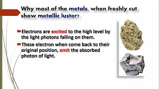 Why do metals have lustrous surface [upl. by Magill101]