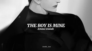 The Boy Is Mine  Ariana Grande sped up lyrics [upl. by Stolzer]