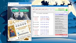 Ganar LOTERÍA DE NAVIDAD con Pronóstico de Números ChatGPT Comprobación Método de Combinaciones [upl. by Gehlbach705]