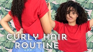 Curly Hair Routine [upl. by Marder]