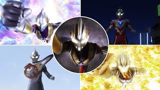 Ultraman Trigger All Transformation And Forms Multi type  Truth type [upl. by Aisetra]