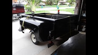 Muscle Truck Build  Stepside Bed Update 1 [upl. by Kachine]