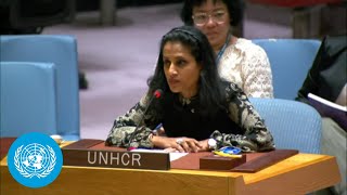 Human Rights for Refugees amp Migrants UNHCR New York Briefing  Security Council  United Nations [upl. by Yarb]