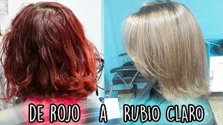 EXTRACCION DE ROJO  MadMoon Peluquería [upl. by Ardnuyek]