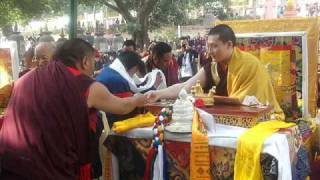 Kagyu Monlam in Bodh Gaya 2010 n°2 wmv [upl. by Eendyc]