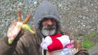 Christmas Day SF Homeless Care Drive 2012 [upl. by Apurk]