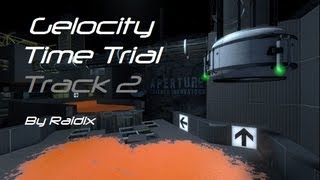 Portal 2  Gelocity Time Trial Track 2  10473  Lemon [upl. by Melinde]