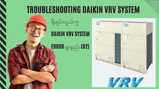 Daikin VRV system trouble shooting 02 [upl. by Ubana]