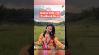 New chakma song 👉 cuite chakma girl  With Traditional  youtubeshorts [upl. by Dyan573]