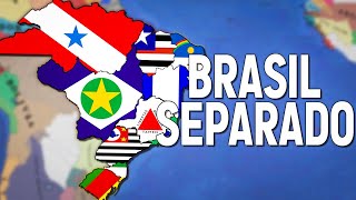 SIMULEI se o BRASIL SE DIVIDISSE em VÁRIOS PAÍSES apôs a INDEPENDÊNCIA [upl. by Marijane]