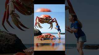 Big crab on earth  crab  কাঁকড়া crab fish animalshorts [upl. by Laerol]