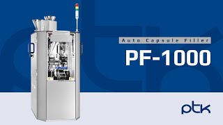 PTK Capsule Filling Machine PF 1000 Series [upl. by Helsell]