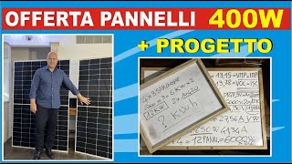 OFFERTA PANNELLI FOTOVOLTAICI E PROGETTO DI INSTALLAZIONE [upl. by Westhead]